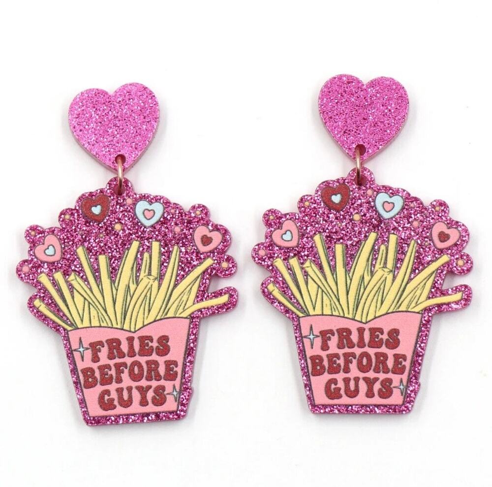 Fries Before Guys Earrings